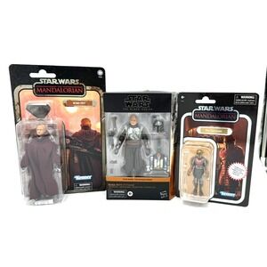 Boba Fett & Mandalorian Black Series Lot Tython Credit Collection Armorer NIB